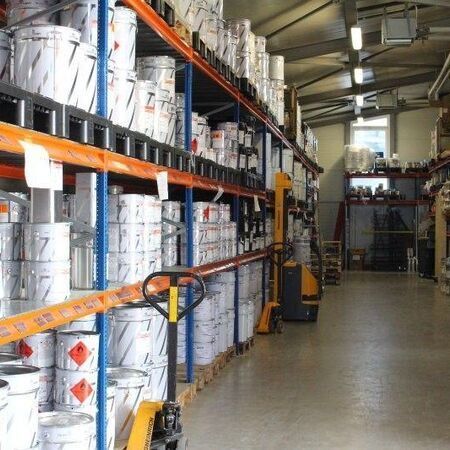 Lagerhalle der Firma
